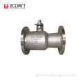 China One piece body flange ball valve Factory